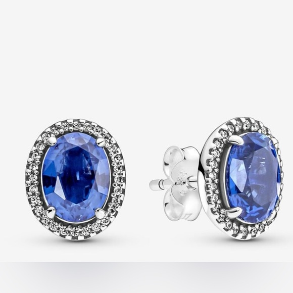 Pandora Halo Stud Earrings - Picture 1 of 5